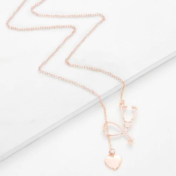Jewelry - Nurse Rose Gold Pendant Necklace